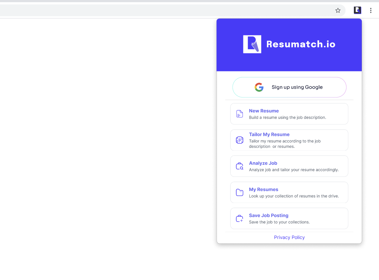 ResuMatch - Job Search Platform - Project Screenshot